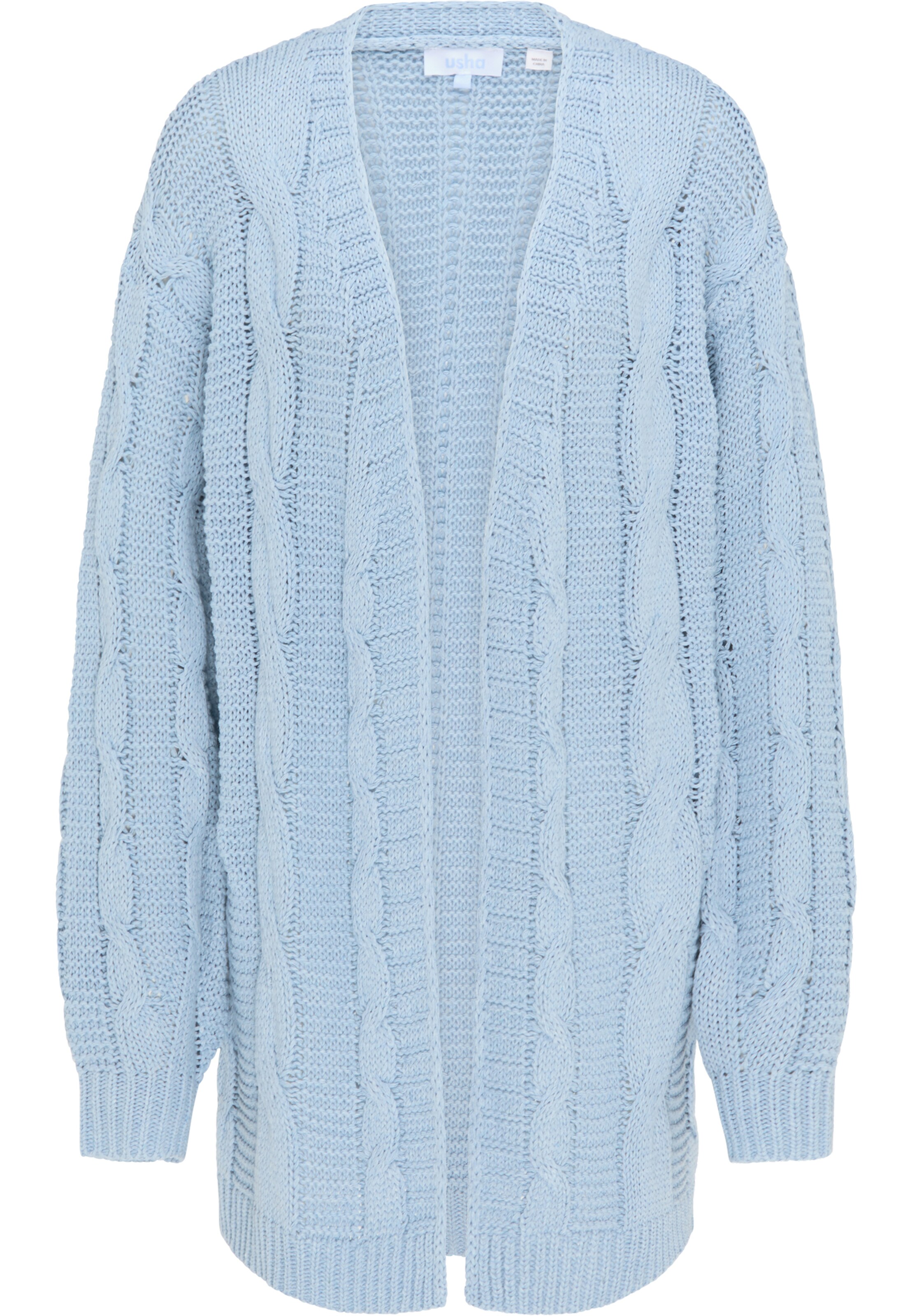 baby blue chunky cardigan