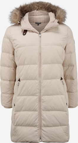 Lauren Ralph Lauren Plus Vinterfrakk i beige: forside