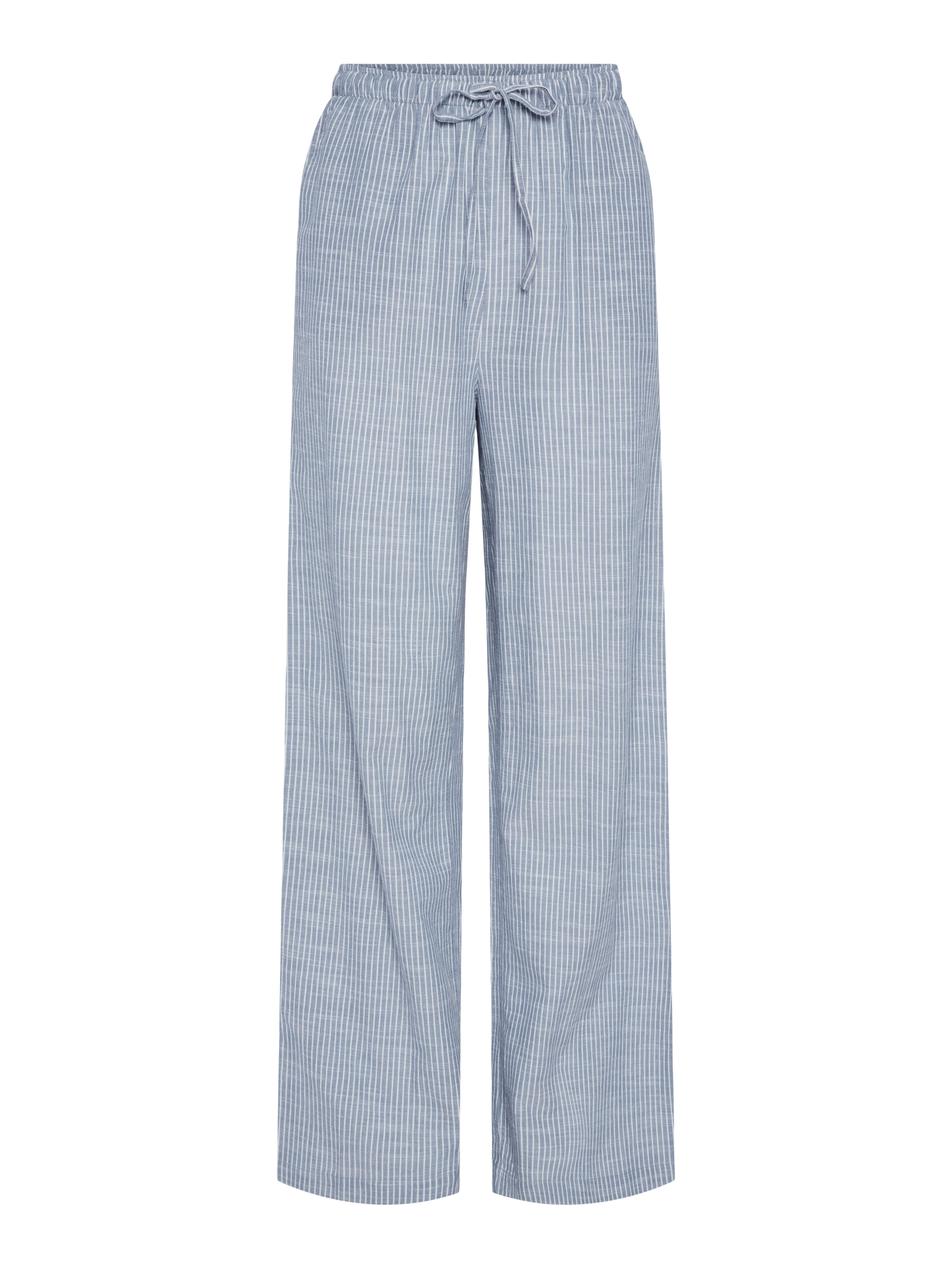 PIECES Laiad sääred Püksid 'PCApia', värv sinine: eest vaates