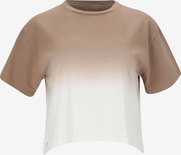 Athlecia T-Shirt 'Cornas' in Beige: predná strana