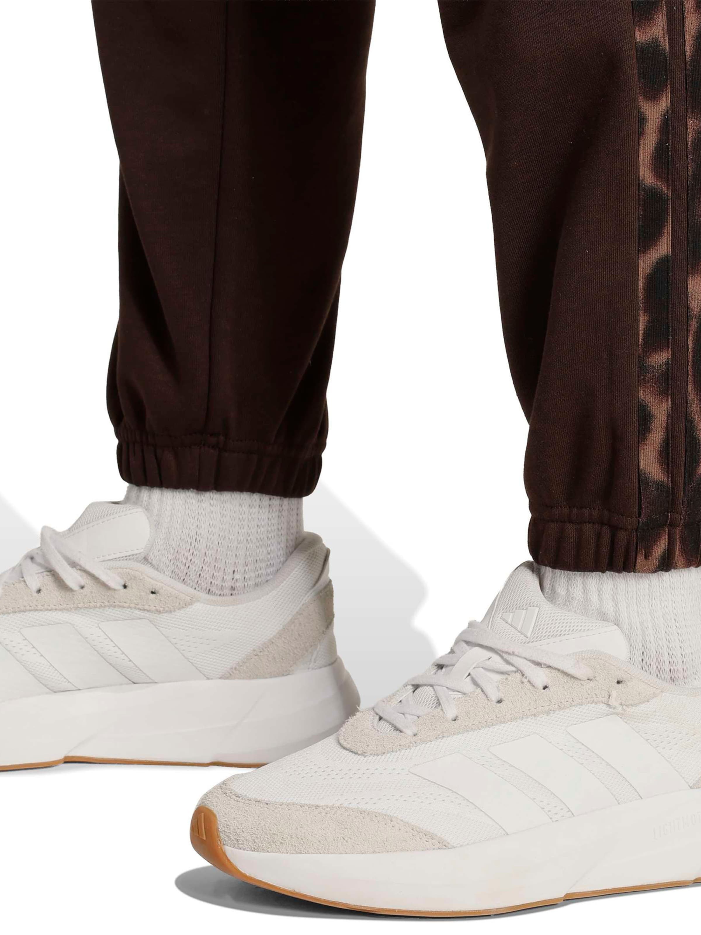 ADIDAS SPORTSWEAR Tapered Sports trousers 'Seasonal Essentials' in Brown