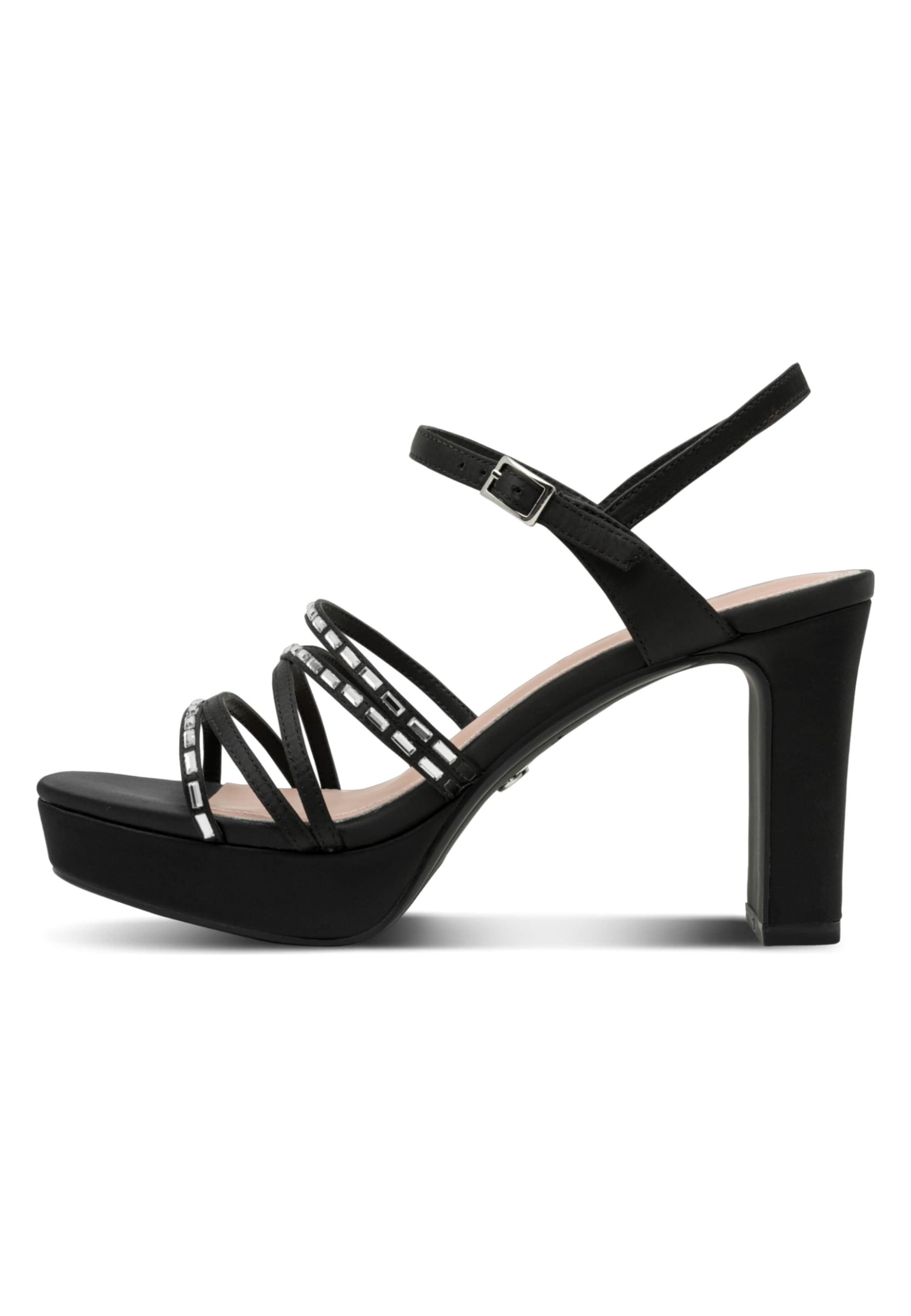 Tamaris Сандали с каишка в черно