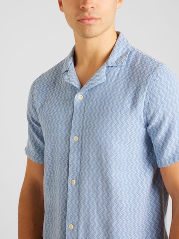 mėlyna HOLLISTER Standartinis modelis Marškiniai