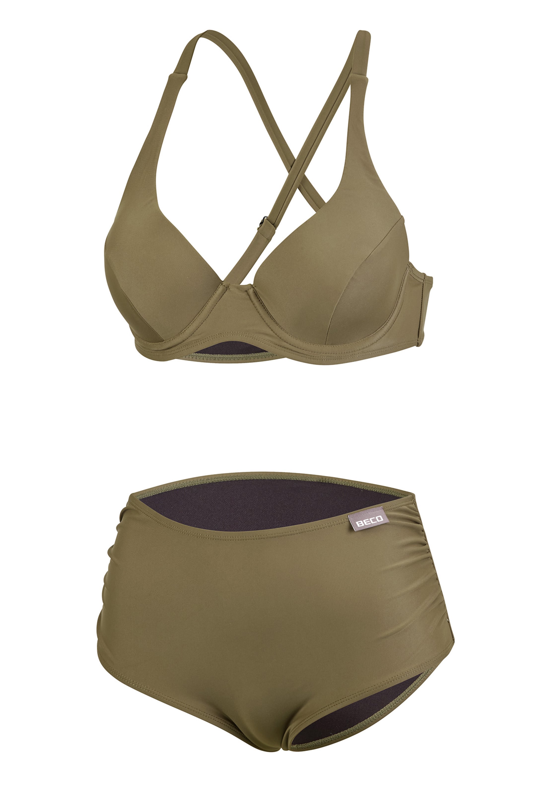 BECO the world of aquasports Bikini 'Colour Block' in Groen