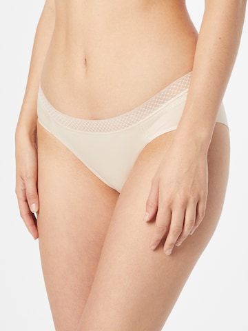 Calvin Klein Underwear String 'Seductive Comfort' i beige: forside