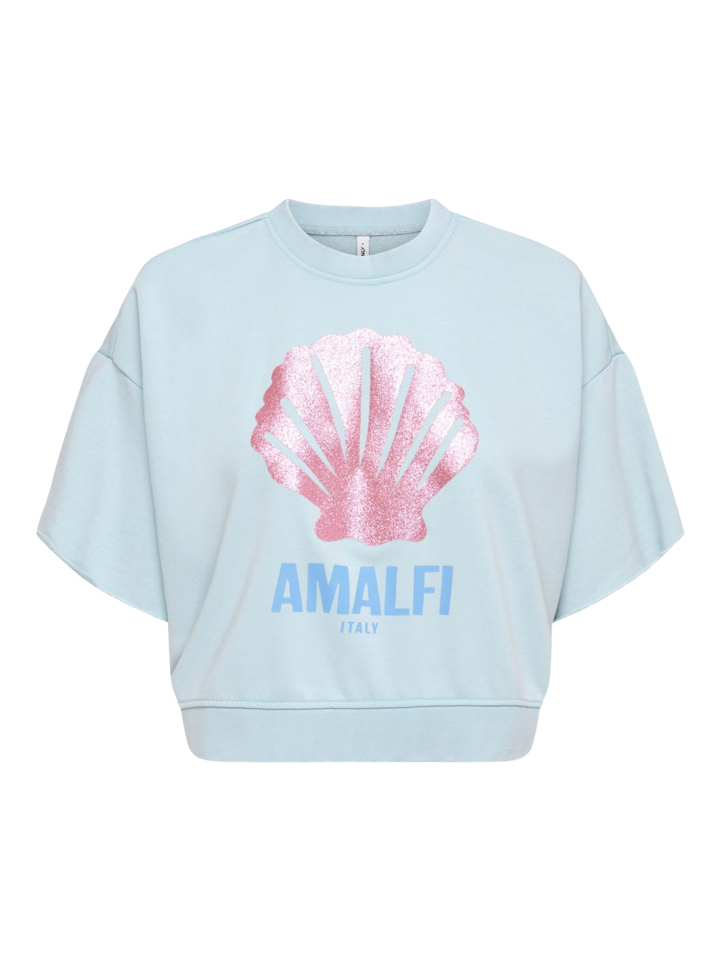 Sweat-shirt 'ONLCapri' ONLY en bleu : devant