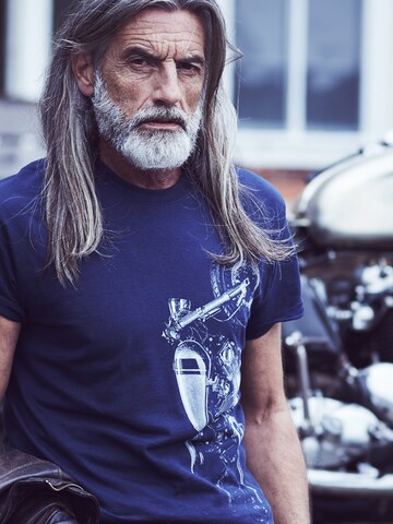 MAKAYA Shirt 'Virago' in Blue