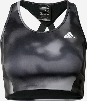 ADIDAS PERFORMANCE Bustier Sport-BH in Grau: predná strana