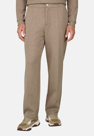 Boggi Milano Slim fit Chino trousers in Beige: front