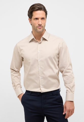 ETERNA Regular fit Business shirt in Beige: front