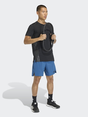 ADIDAS PERFORMANCE Regular Sportbroek 'Designed for Training' in Blauw: voorkant