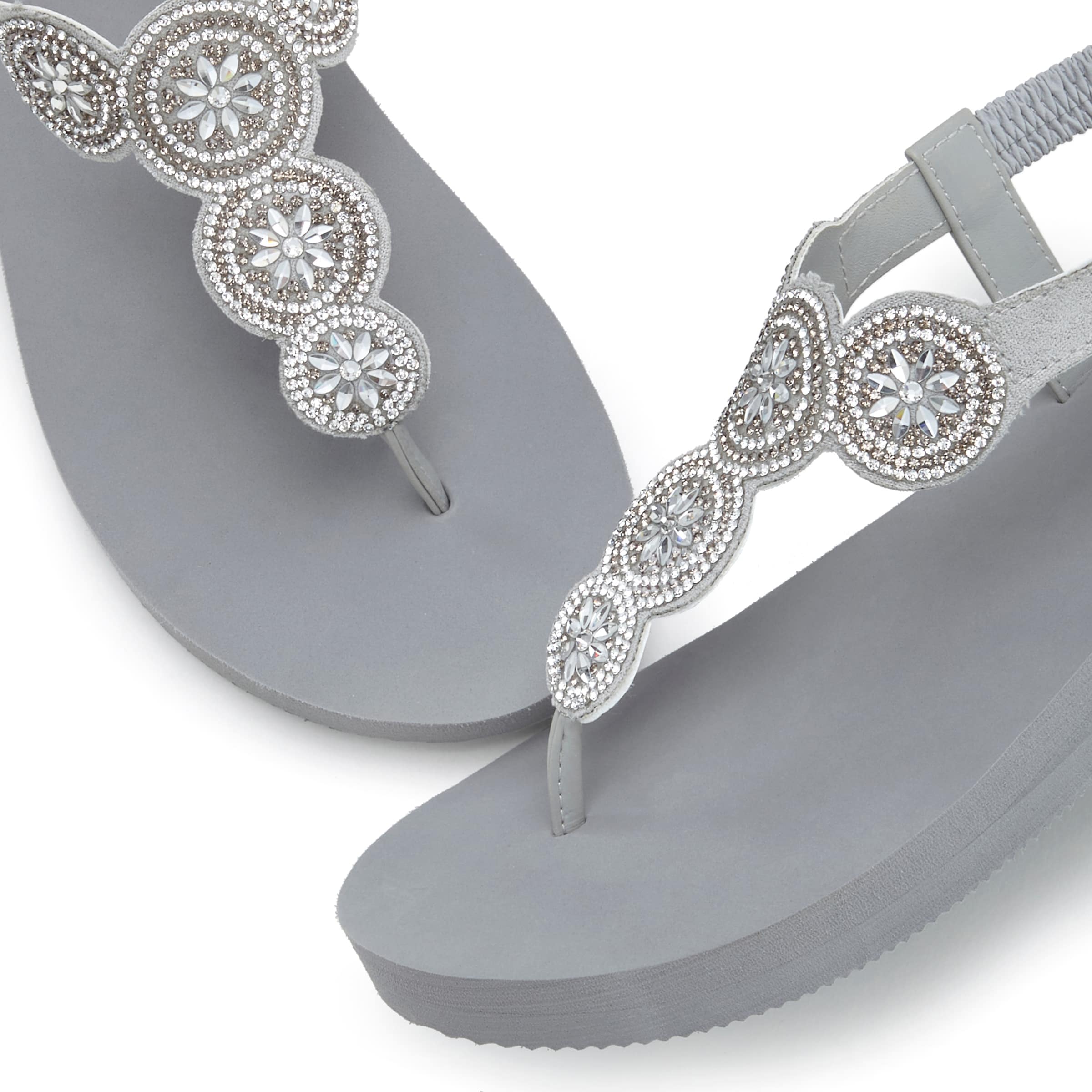 VENICE BEACH Σαγιονάρες διχαλωτές σε γκρι