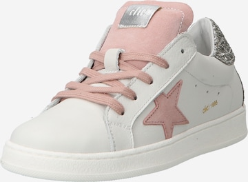 clic Sneakers in White: front