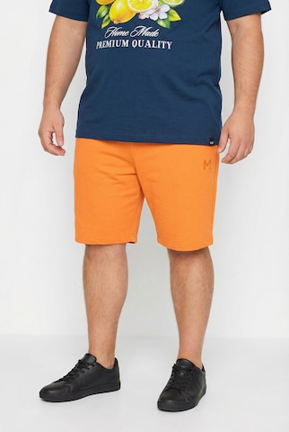 Men Plus Regular Trousers 'Bermuda' in Orange