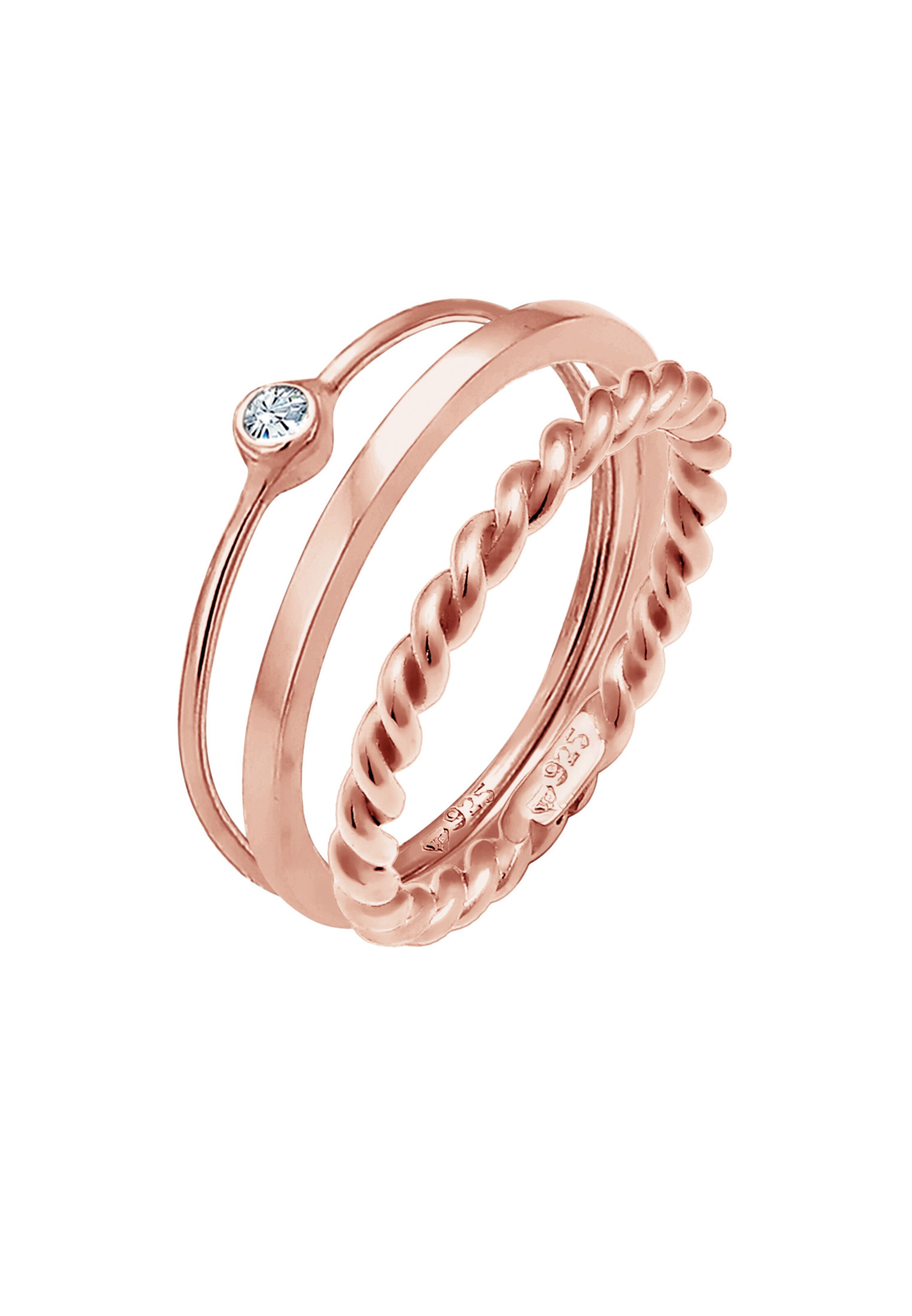 ELLI Ring in Goud: voorkant