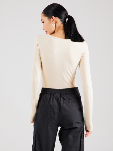 ABOUT YOU Shirt Bodysuit '2er pack  Lulu Body' in Beige