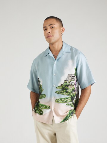 SCOTCH & SODA Comfort fit Overhemd in Blauw: voorkant