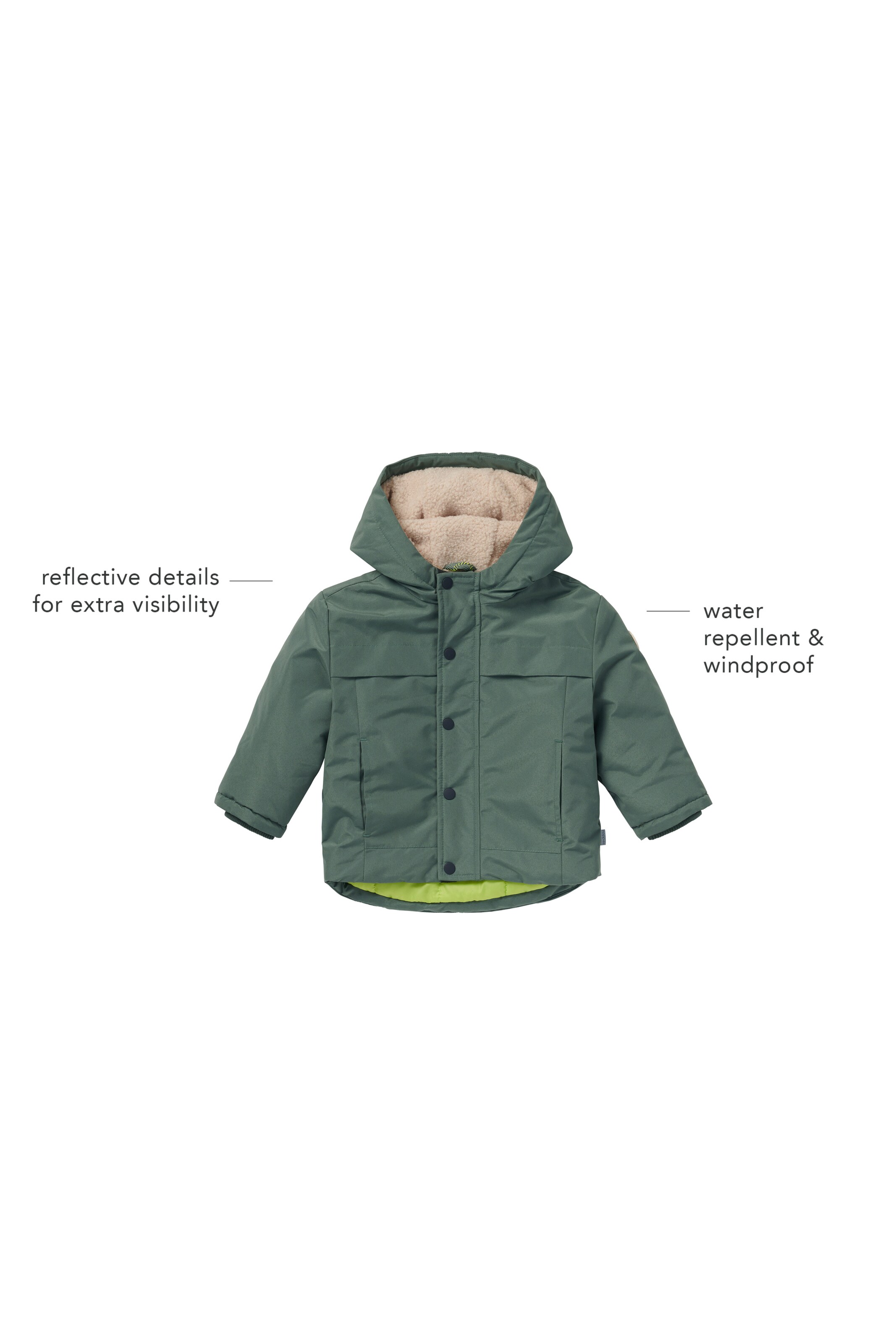Noppies Winter jacket ' Gamones ' in Green