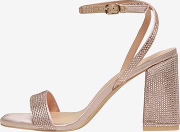 ONLY Sandale 'ONLALYX' in Gold: Vorderseite