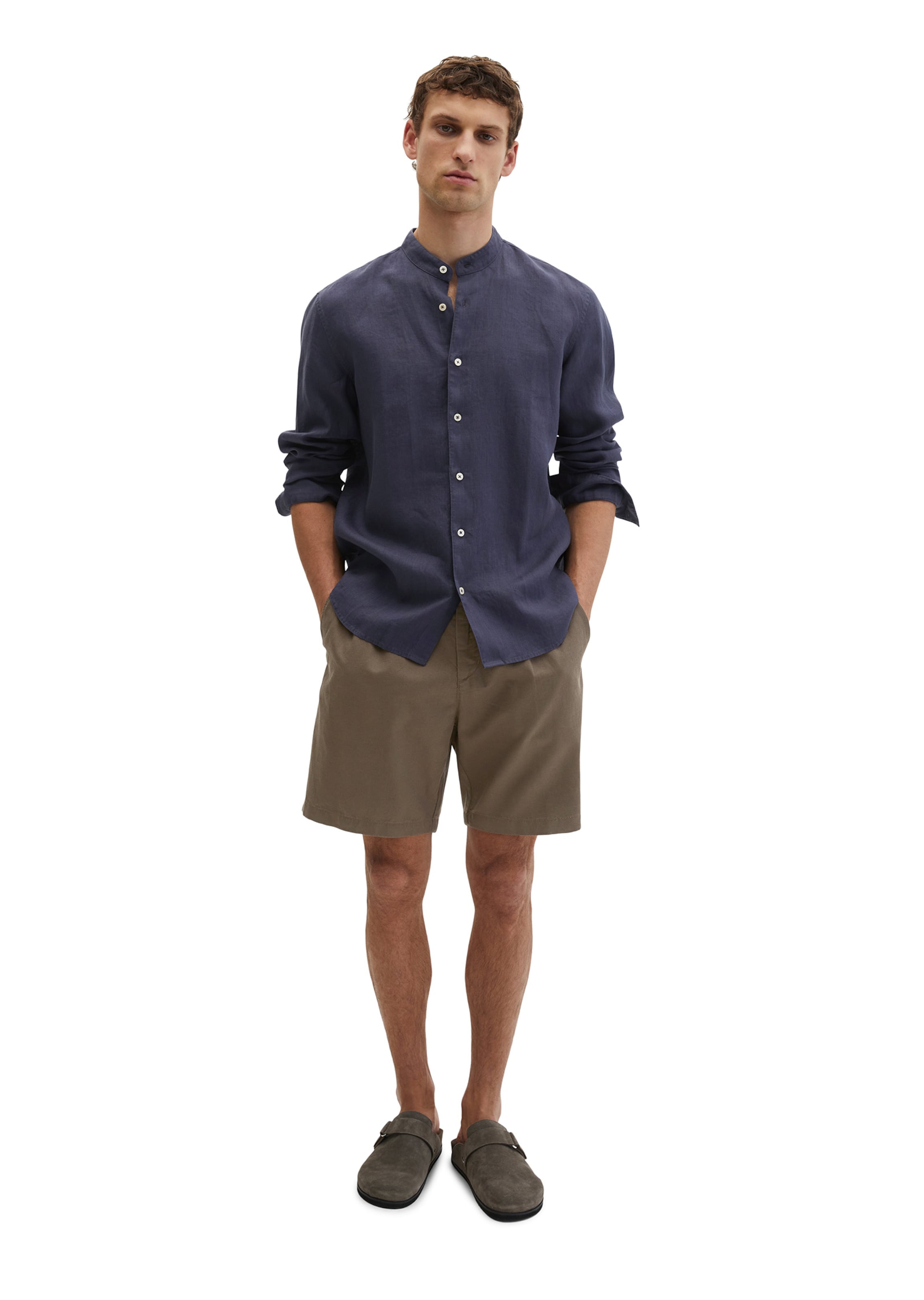 Marc O'Polo Regular fit Overhemd in Grijs