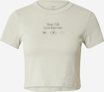 T-shirt Cotton On en vert : devant