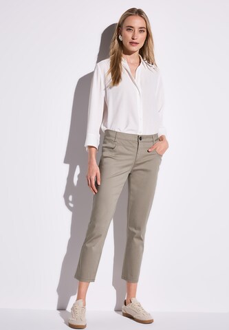 STREET ONE Slim fit Pants 'Yulius' in Grey