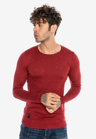 Redbridge Pullover 'Vallejo' in Rot: predná strana