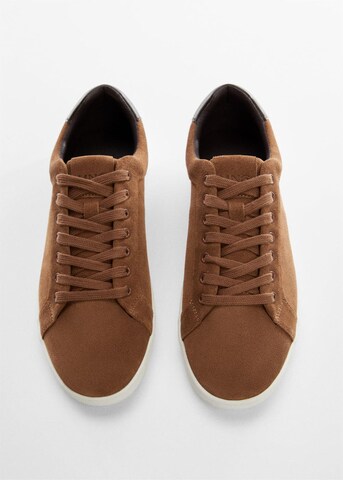 MANGO TEEN Sneaker low 'adant' in Braun