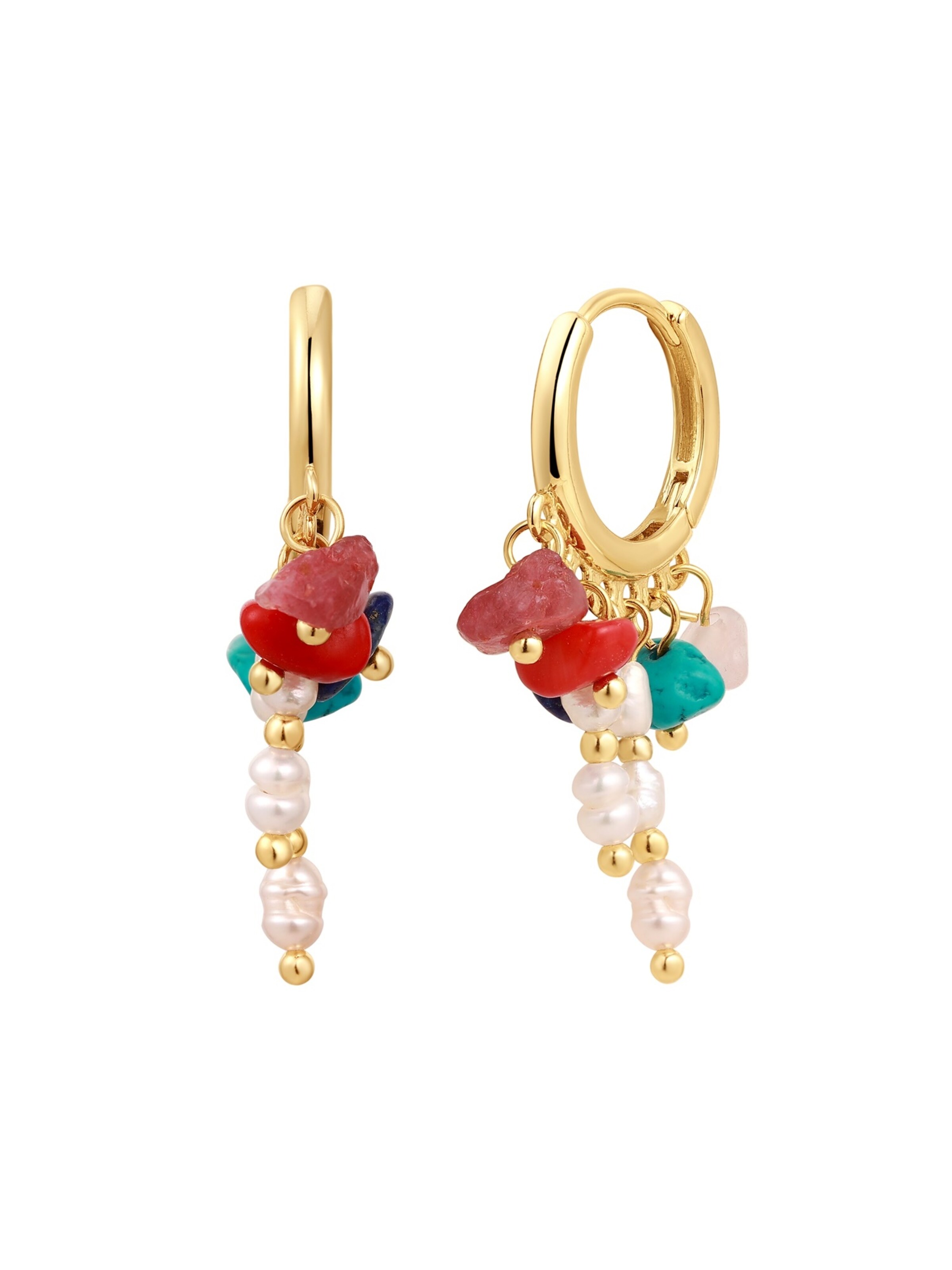 Orecchini di Yokoamii in oro: frontale