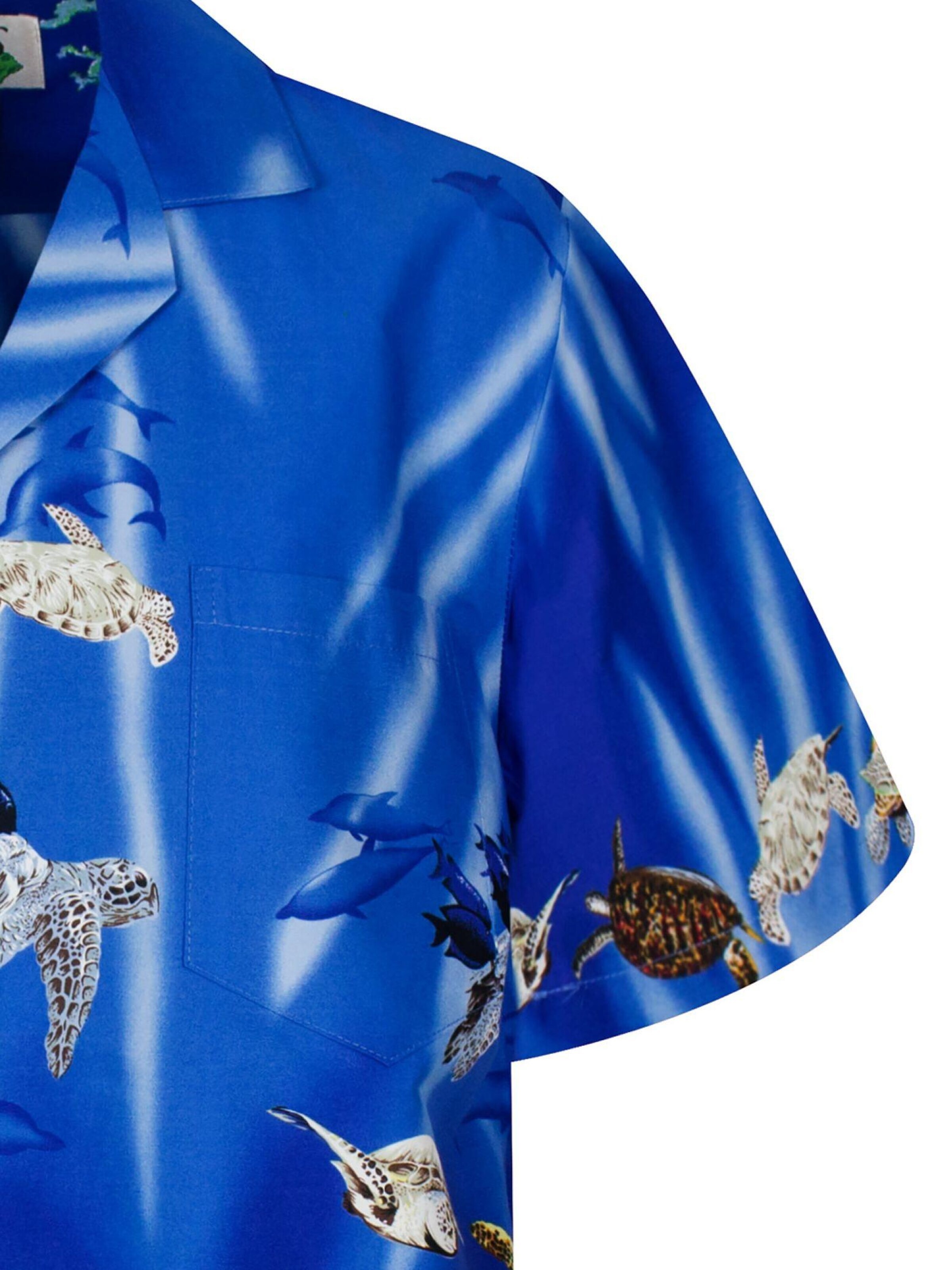 Regular fit Camicia 'Turtle NEW' di KY's in blu