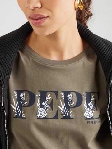 Pepe Jeans T-Shirt 'BRIA' in Grün
