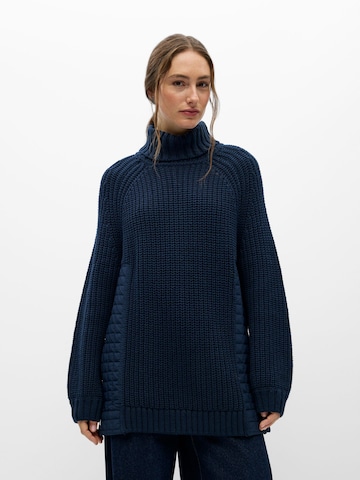 Pullover di OBJECT in blu: frontale