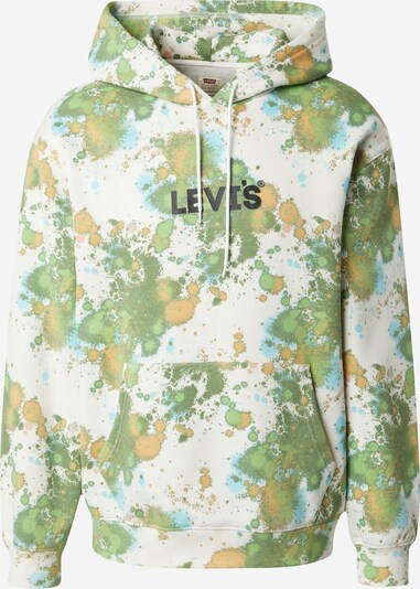 LEVI'S ® Sweatshirt 'Relaxed Graphic Hoodie' in hellbraun / grün / offwhite, Produktansicht