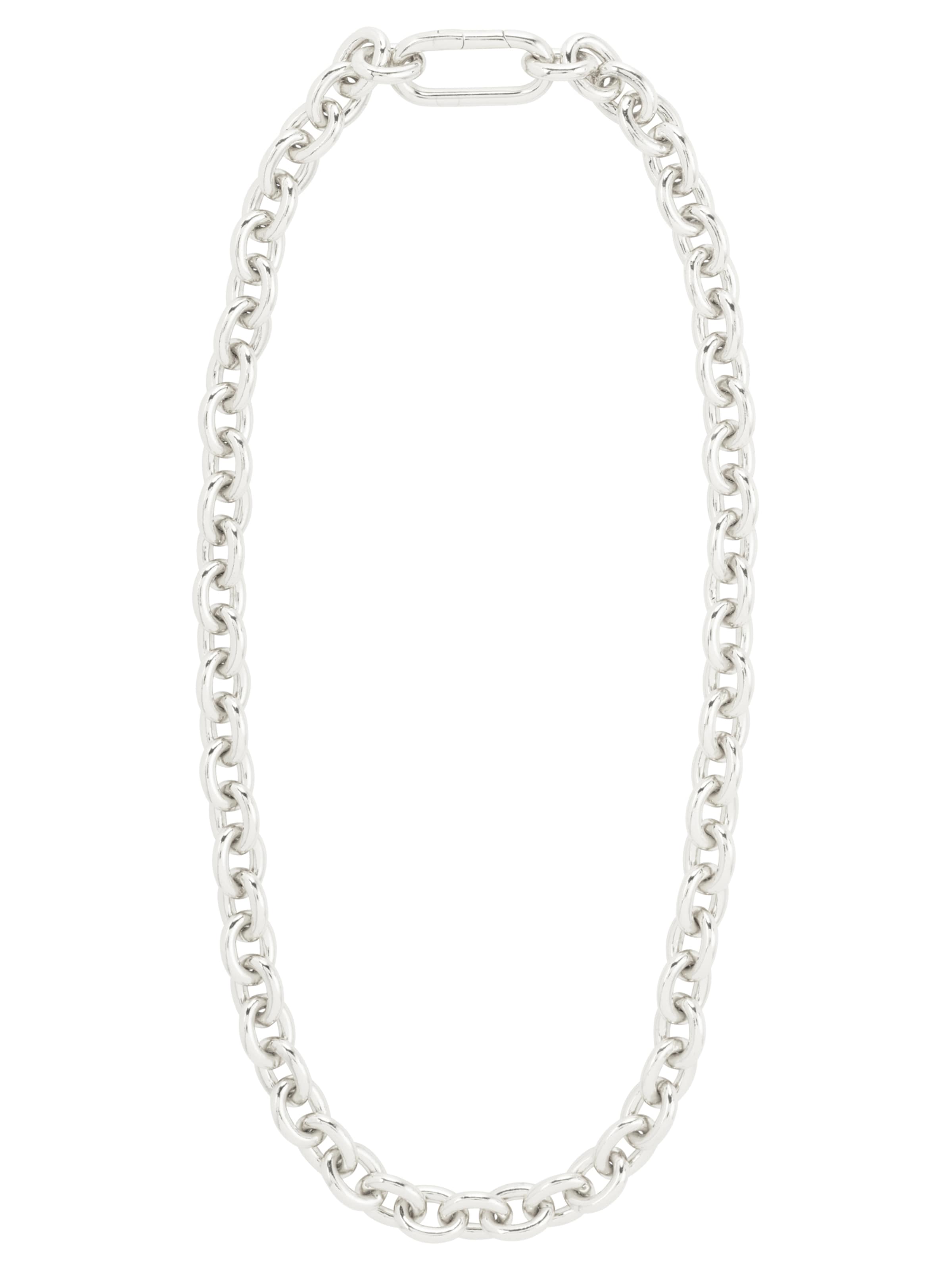 Pilgrim Necklace 'Phase' in Silver: front