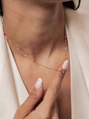Hey Happiness - Cadena 'Color Line' en oro