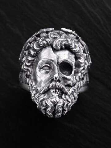 REYTEL - Anillo 'ZEUS. MEMENTO MORI' en plata