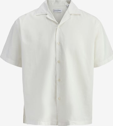 JACK & JONES Классический крой Рубашка 'JJEBREEZE' в Белый: спереди