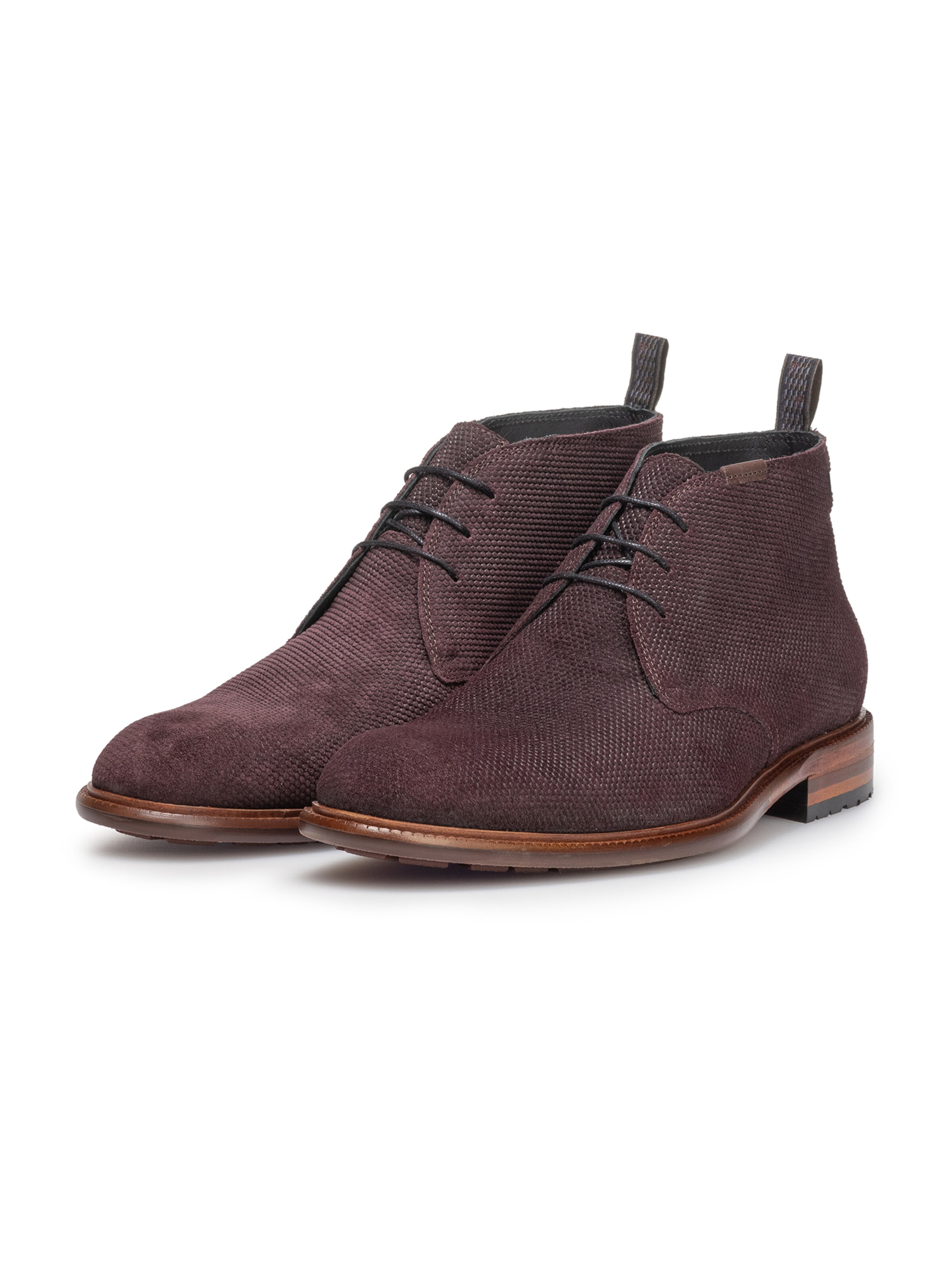Bottines à lacets 'De Normer 01' Floris van Bommel en marron