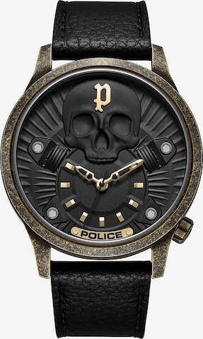 POLICE Analoog horloge 'JET' in Zwart: voorkant