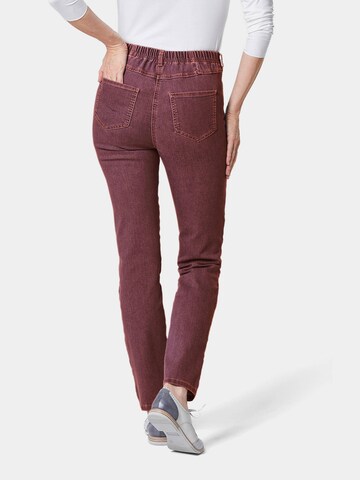 Coupe slim Jean Goldner en marron