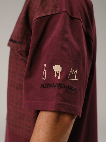 Alessandro Magno Shirt 'PORT ROYALE' in Rot