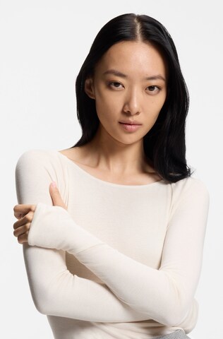 BOSS Sweatshirt ' Edupla1 ' in White