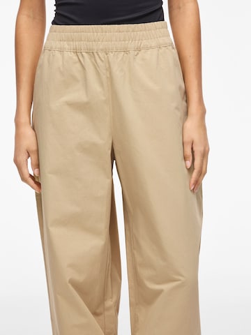 VILA Tapered Broek 'VIMova' in Beige