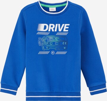 s.Oliver Sweatshirt in Blue: front