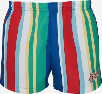 Shorts de bain Karl Kani en mélange de couleurs : devant