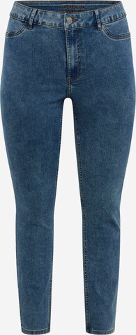EVOKED - Skinny Calças de ganga 'JEGGY' em azul: frente