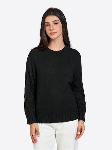 Pull-over Imily Bela en noir : devant
