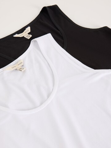 love & roses - Top em preto