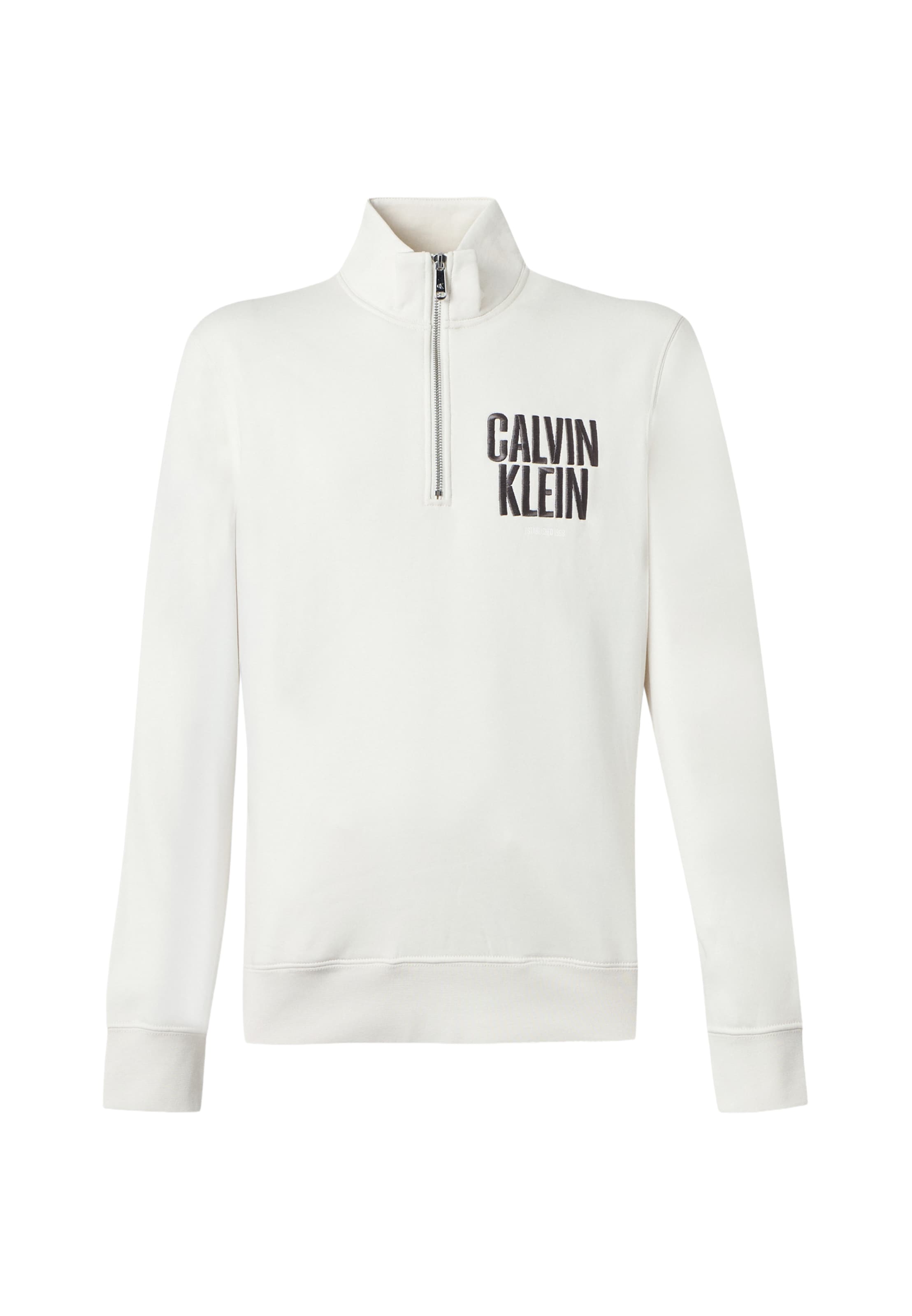 Felpa di Calvin Klein Jeans in bianco: frontale
