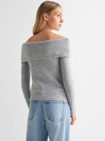 MANGO TEEN Пуловер в сиво